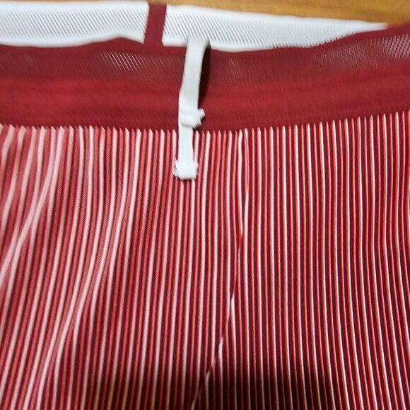 Nike Pro Elite USA Running Compression Tight Pants Medium M Red White Ankle Zips - Picture 6 of 12